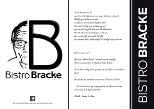 Horeca Placemat Bistro Bracke